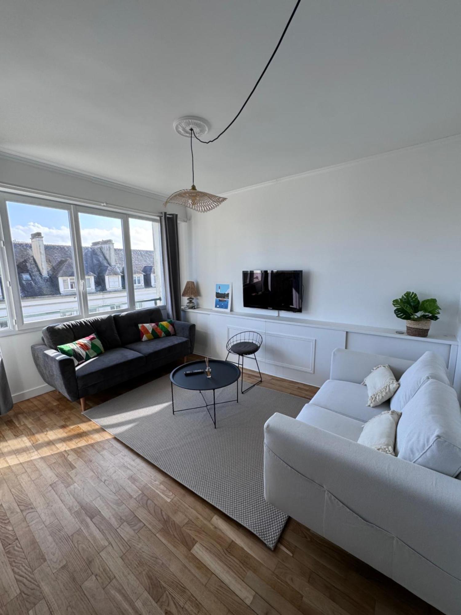 Charmant Appartement T3 Avec Balcon, Centre-Ville Lorient Eksteriør billede
